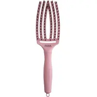Olivia Garden Fingerbrush Boar & Nylon brosse à cheveux en nylon et poils de sanglier Soft Pink 1 pcs