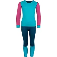 TROLLKIDS Merino Ii Base Layer Set Bleu 176 cm Garçons,Filles