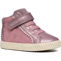 Geox Mirroless Infant Trainers Rose EU 22 Fille