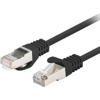 Lanberg PCF6-20CC-0050-BK câble réseau Noir 0,5 m Cat6 F/UTP (FTP)
