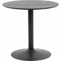 Actona Table à manger Ibiza Ø80 - noir