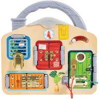 Hape Plateau De Jeu Bloquer Et Apprendre 29.50x29x6 Cm