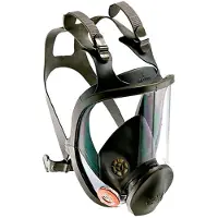 3M 6000 Series Full Face Respirator Noir M
