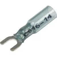 Seachoice 3 To 1 Flanged Spade Terminal 25 Units Bleu 6