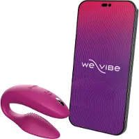 We-vibe Sync 2 vibromasseur pour couples Pink 7,7 cm