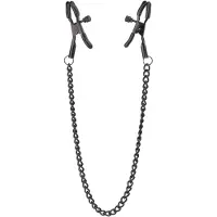 Dream Toys Blaze Deluxe - pince-seins en métal avec chaîne - noir