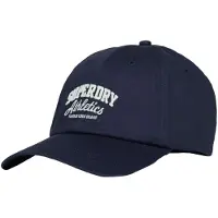 Superdry Femme Casquette de Baseball à Motif, Bleu Marine, Taille Unique