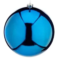 Krist+ boules de noël ø 20 cm bleu plastique 20 x 20 x 20 cm