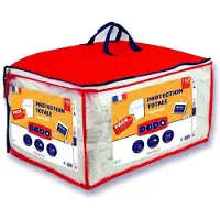 Big Buy Cooking Pilote matrimonial Dodo, 350 g/m², 100% polyester, 200x200cm, 2 fete de perna, alb