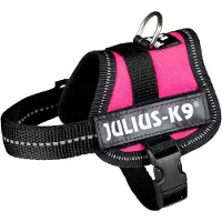 Trixie Julius-K9 Powergeschirr Baby 1 – Mini 33–45 cm/18 mm fuchsia