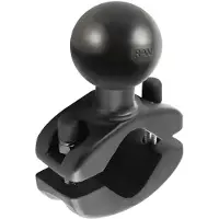 Ram Mounts 1.25-1.875´´ Rails Rail Clamp Ball Base Argenté