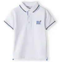 MINOTI T-Shirt bleu / blanc