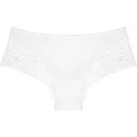 Triumph pour femme. 10181552 Slip taille basse Amourette Spotlight blanc (44), Homewear, Polyamide
