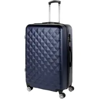 Itaca unisex. 771770-01 Grande valise Diamond navy (OSFA), Casuel, ABS/Polycarbonate, Big, Marine