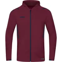 Jako Veste à capuche Challenge pour enfants, Couleur:maroon/marine, Taille:152