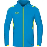 Jako Challenge Veste à Capuche Enfants - Bleu / Jaune Fluo