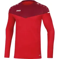Jako T-Shirt fonctionnel 'Champ 2.0' rouge / bordeaux / blanc