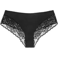 Triumph pour femme. 10181552 Slip taille basse Amourette Spotlight noir (36), Homewear, Polyamide