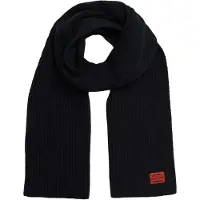 Superdry Homme Laine Tricot En Maille Workwear Écharpe, Marine