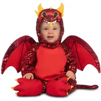 MOM Dragon Baby Costume Multicolore 0-6 Months Enfants