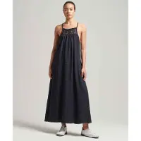Superdry Robe Sans Manches Vintage Long Halter Cami