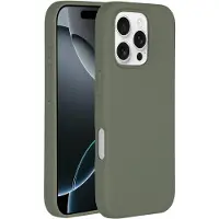 Accezz Coque Liquid Silicone avec MagSafe Apple iPhone 16 Pro Max - Cooper Green