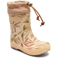Bisgaard Bottes Thermiques - Beige Feuilles - - 35 - Bottes en Caoutchouc