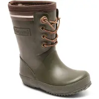 Bisgaard Bottes de Pluie Bisgaard Enfant Lacet Thermo Green-Taille 32