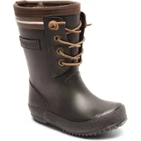 Bisgaard Bottes de Pluie Bisgaard Enfant Lacets Thermo Black-Taille 34