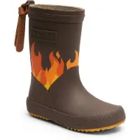Bisgaard Bottes de Pluie Bisgaard Enfant Mode II Brown Flames-Taille 28