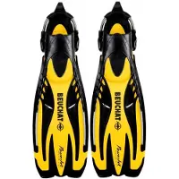 BEUCHAT Power Jet Ressort Junior Diving Fins Jaune EU 40-43 Enfants