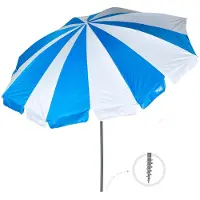Aktive Parasol De Plage Twister Ø220cm Uv50 Inclinable Mast