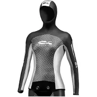 C4 Freediving Sideral 3 Mm Woman Freediving Jacket Noir,Gris 3 Femme