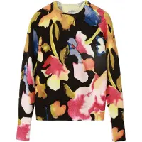 Desigual Pull-over mélange de couleurs / noir