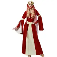Atosa Noble Medieval Lady Costume Rouge M-L