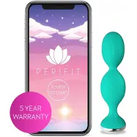 Perifit Kegel Exerciser With App simulateur vaginal green 24,5 cm