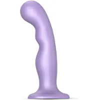 Strap-On-Me P&amp;G M - Dildo courbé à ventouse (violet)