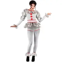 MOM Creepy Clown Costume Gris XL Enfants