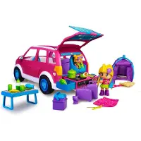 Pinypon Camping Car Figure Bleu Enfants