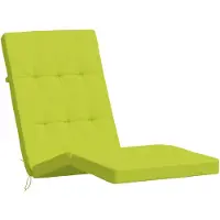 vidaXL Coussins de chaise longue lot de 2 vert vif tissu oxford