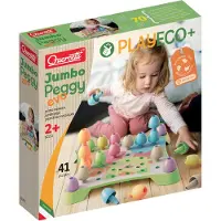 Quercetti Playeco Jumbo Peggy Evo 41 Pieces Multicolore Enfants