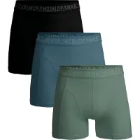 Muchachomalo Boxer Muchachomalo Homme Solid Green Blue Black (Lot de 3)-L