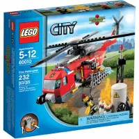 LEGO City 60010 Hélicoptère de pompiers avec usine et 2 figurines 66453