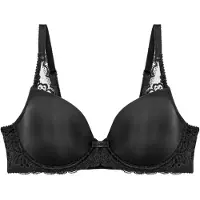 Triumph pour femme. 10181644 Amourette Soutien-gorge Spotlight noir (90B), Homewear, Polyamide
