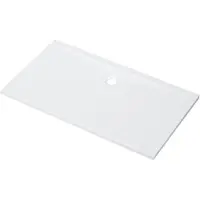 ZEZA Selva Receveur de douche - 180x90x4cm - Rectangulaire - acrylique - blanc brillant P1918A