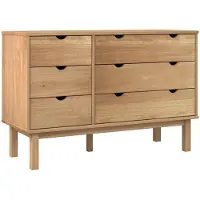 vidaXL Armoire à tiroirs OTTA 111x43x73,5 cm Pin massif