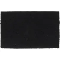 vidaXL Tapis de porte noir 50x80 cm fibre de coco touffeté