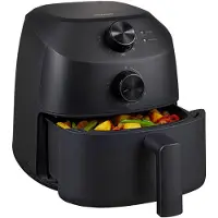 Tomado TAF2001B - Mini Airfryer - Capacité de 2 litres - Pour 1 ou 2 personnes - Petite friteuse à air chaud - Sans PFAS - Noir