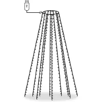 vidaXL Filet lumineux pour sapin de Noël avec 250 LED multicolores 250 cm