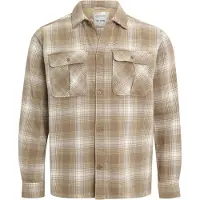 Only & Sons Chemise 'ONSCedric' beige clair / beige foncé / blanc